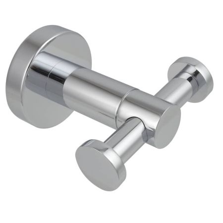 Крючок двойной Aquatek Вега AQ4002CR настенный, хром