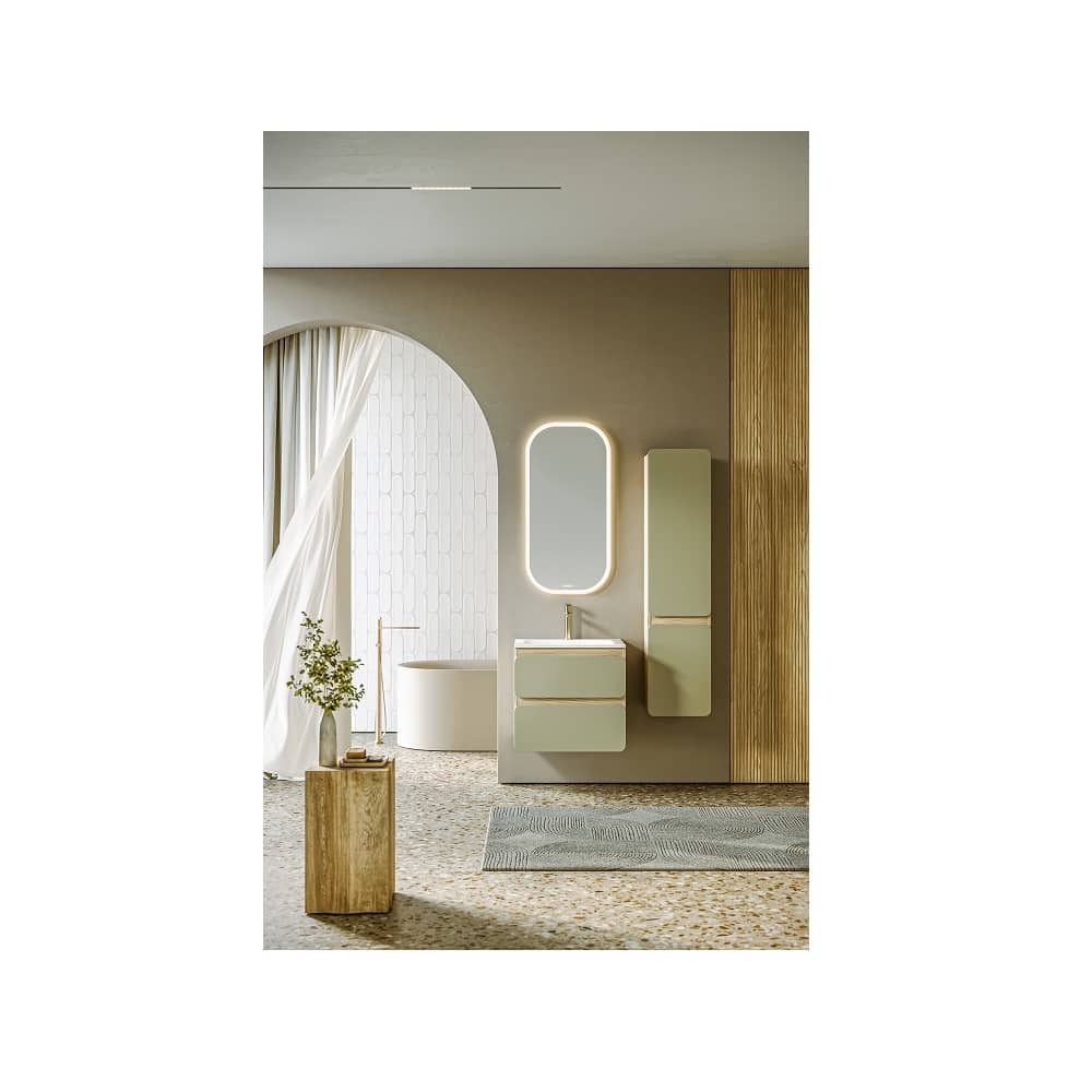 Пенал подвесной 35 см Vento VEN0535 фасад шалфей зеленый VEN0735SH