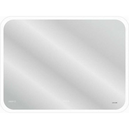 Зеркало LED 070 pro 80х60 KN-LU-LED070*80-p-Os подсветка,сенсор,антипар,часы,Bluetooth РАСПРОДАЖА витринный экземпляр