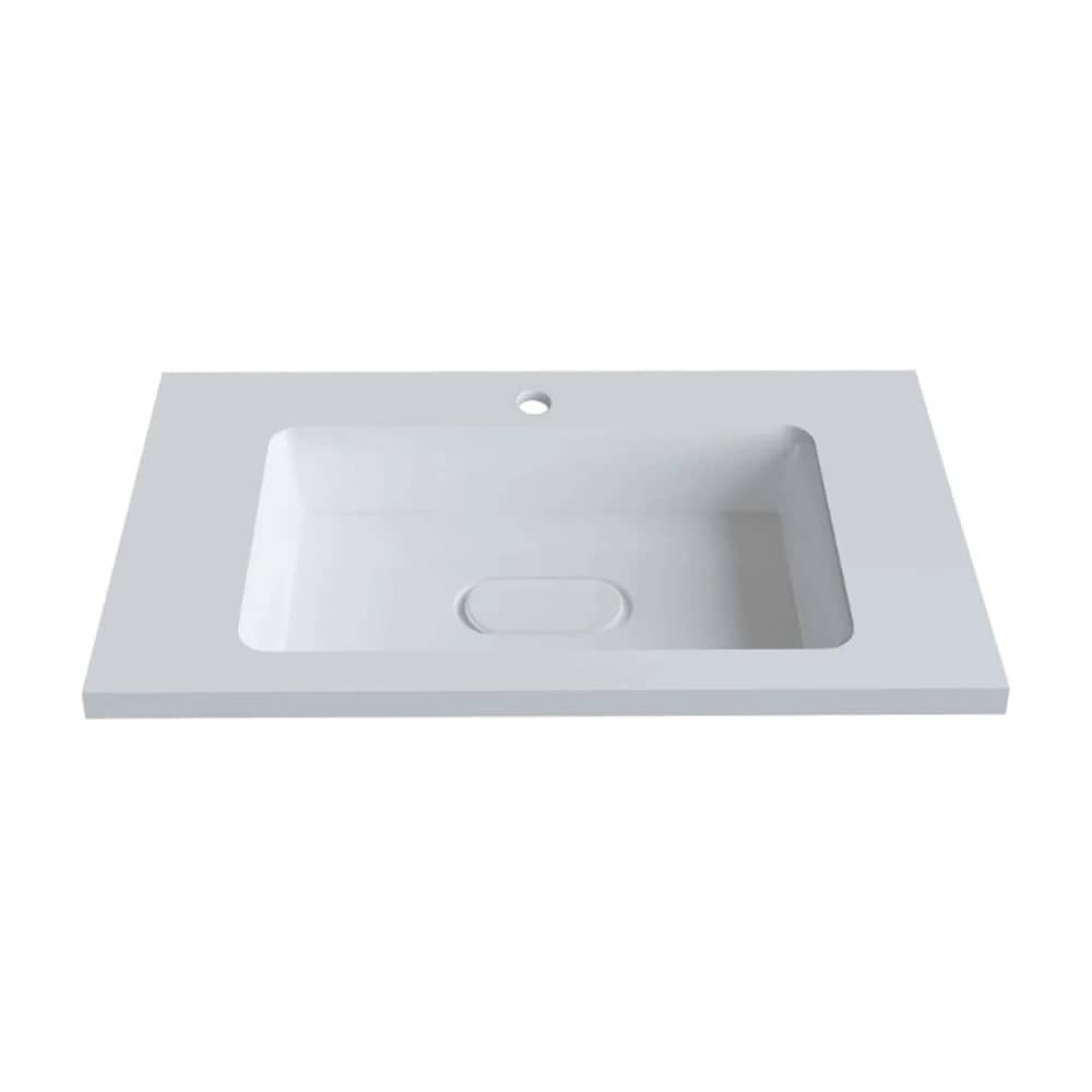 Подвесная тумба Velvex Alba 700-0-1 (Madera Modul) тирамису с раковиной Modul 70