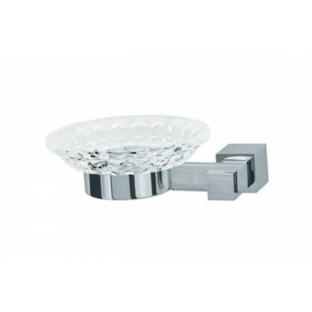 BOHEME VENTURO Мыльница (хрусталь) 10303 хром РАСПРОДАЖА витринный экземпляр