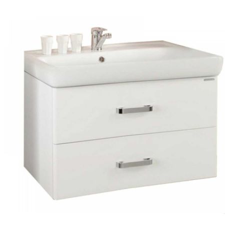 Тумба-умывальник АМЕРИНА-80 1377-1 белая 1A137701AM010/1WH302084