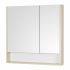 Зеркало-шкаф СКАНДИ 90 Белый/Дуб Верона 1A252302SDB20