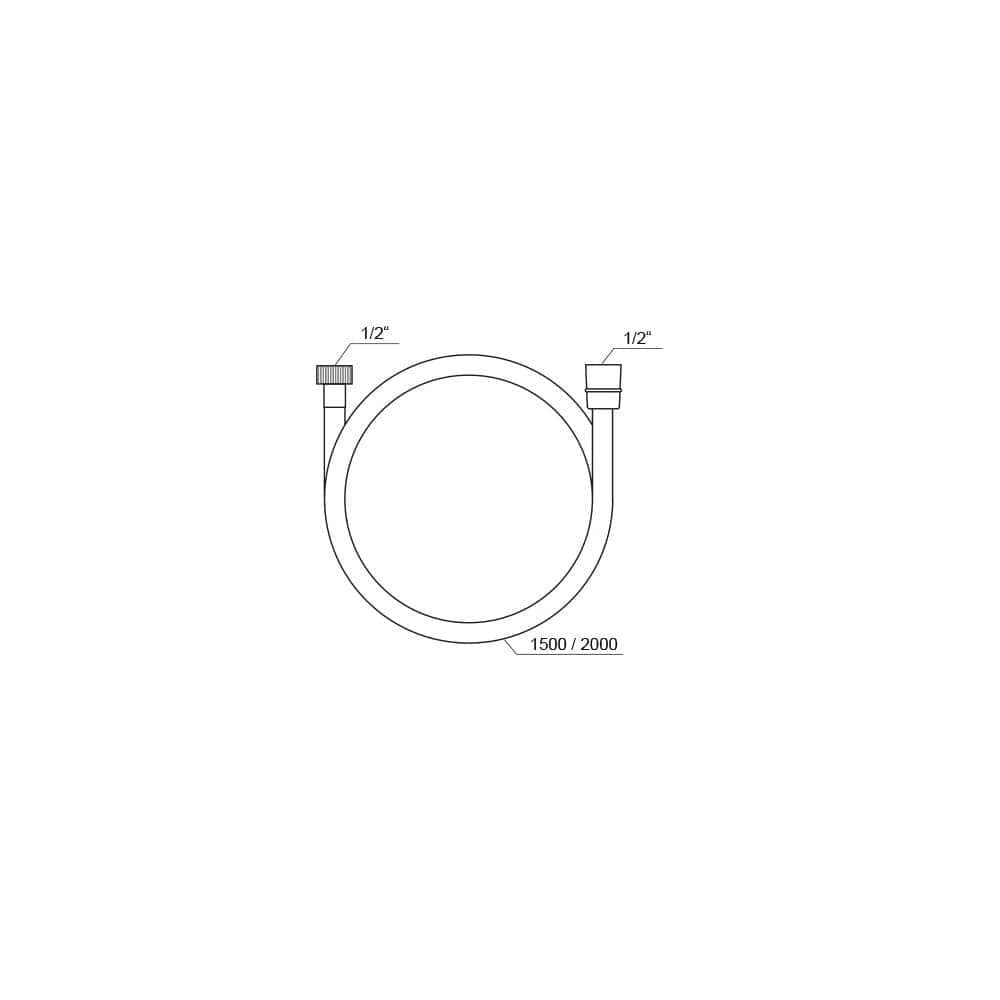 Душевой шланг 150 см RAVAK SatinFlex 913.22GB X07P695, брашированный графит