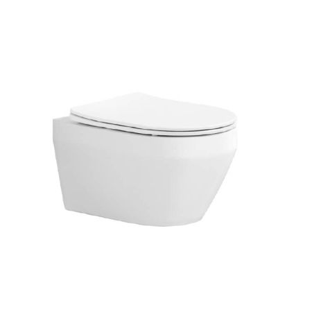 Унитаз подвесной безободковый AQUATEK AQ1199-00 Лея, тонкое сиденье с микролифтом Унитаз подвесной безободковый AQUATEK AQ1199-00 Лея, тонкое сиденье с микролифтом