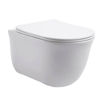 Унитаз подвесной безободковый AQUATEK AQ1111-00 Классик, тонкое сиденье с микролифтом Унитаз подвесной безободковый AQUATEK AQ1111-00 Классик, тонкое сиденье с микролифтом