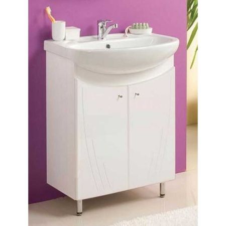 Тумба-умывальник МИНИМА-65 Н 1042-1 820х588х279 1A104201MN010 с раковиной Стелла-65 1WH110174