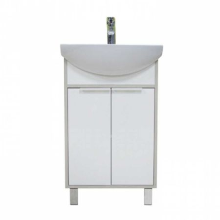 Тумба-умывальник РИКО-50 Белый/Ясень фабрик 1A212401RIB90/1WH207781