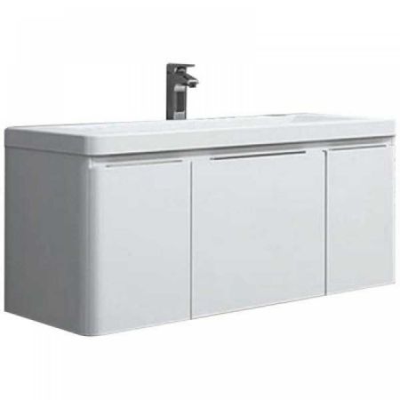 Тумба-умывальник ШЕРИЛЛ 85 1A208801SH010 белый с раковиной Шерилл 85 1A71443KSH010