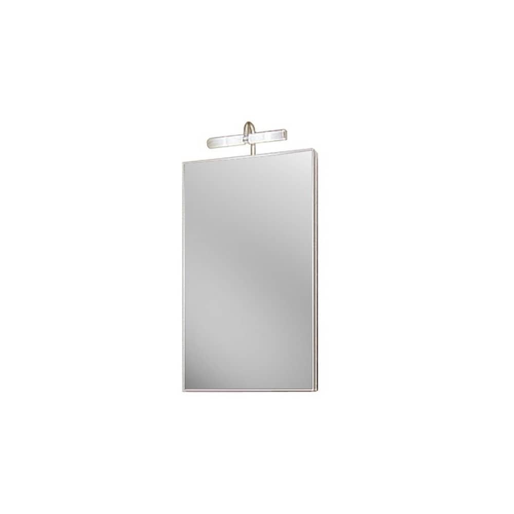 Зеркало-шкаф Дельта Del.04.33 навесной угловой с подсветкой 33,5см РАСПРОДАЖА