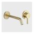 Смеситель для раковины настенный AQUAme Siena AQM6215BG скрытый монтаж, шлифованное золото