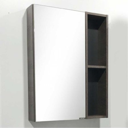 Франкфурт 60 Зеркло-шкаф 800х600х145 мм Дуб шоколадно-коричневый