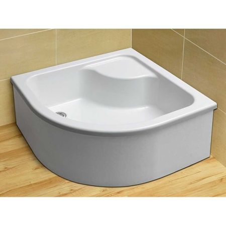 Поддон акриловый NAXOS A SBA9941-1 90х90x41 со стеллаж. из пенопл. для облиц