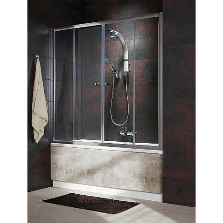 Шторка для ванны VESTA DWD180 203180-01 (1800x1500) стекло прозр.