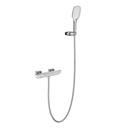 Смеситель Timo Helmi 4024/00-16Y для ванны с душем, хром-белый