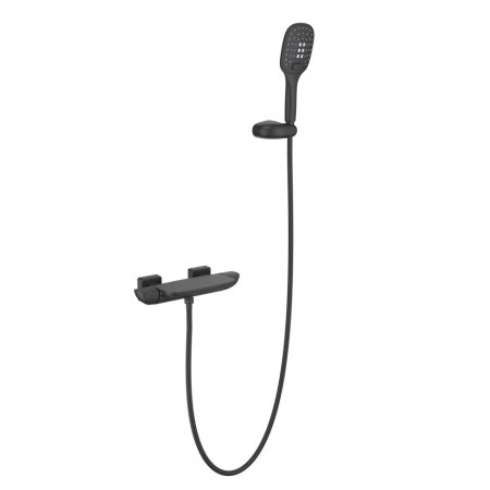 Смеситель Timo Helmi 4024/03Y для ванны с душем, черный