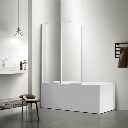 Шторка на ванну двухэлементная поворотная Aquatek AQ DEL SBA 10015CH (старый AQNFB6222-100) 100x150 Шторка на ванну двухэлементная поворотная Aquatek AQ DEL SBA 10015CH (старый AQNFB6222-100) 100x150