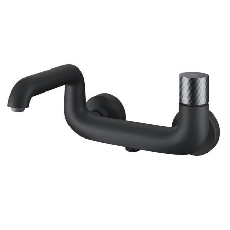 Смеситель для ванны IDDIS Twist с управлением Push Control черный матовый TWIBLBTi02WA