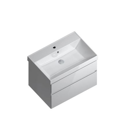 Тумба CUBO подвесная 70 белая 2 ящ. CUB.70.2\WHT.M + рак. CUBO CU.wb.70 Тумба CUBO подвесная 70 белая 2 ящ. CUB.70.2\WHT.M + рак. CUBO CU.wb.70