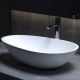 Раковина накладная Salini Callista 101 овальная, белая матовая РАСПРОДАЖА