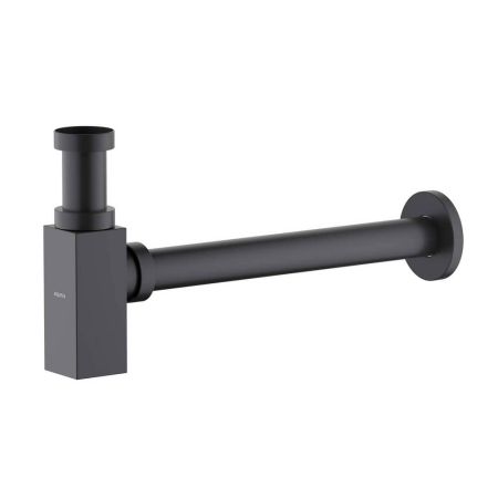 Сифон для умывальника Aquatek AQ6013MB d32, латунь, черный Сифон для умывальника Aquatek AQ6013MB d32, латунь, черный