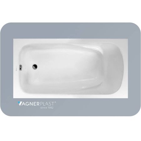 Акриловая прямоугольная ванна VagnerPlast Aronia 160×75 VPBA160ARN2X-04 с каркасом VPK16070 и фронтальным экраном VPPA16002FP2-04