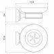 Мыльница Aquatek Классик AQ4503PG, золото