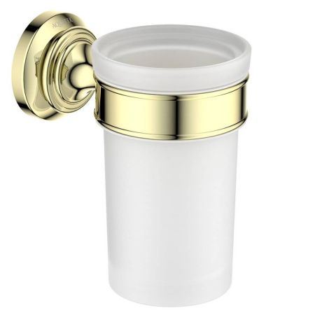 Стакан с держателем Aquatek Классик AQ4527PG, золото