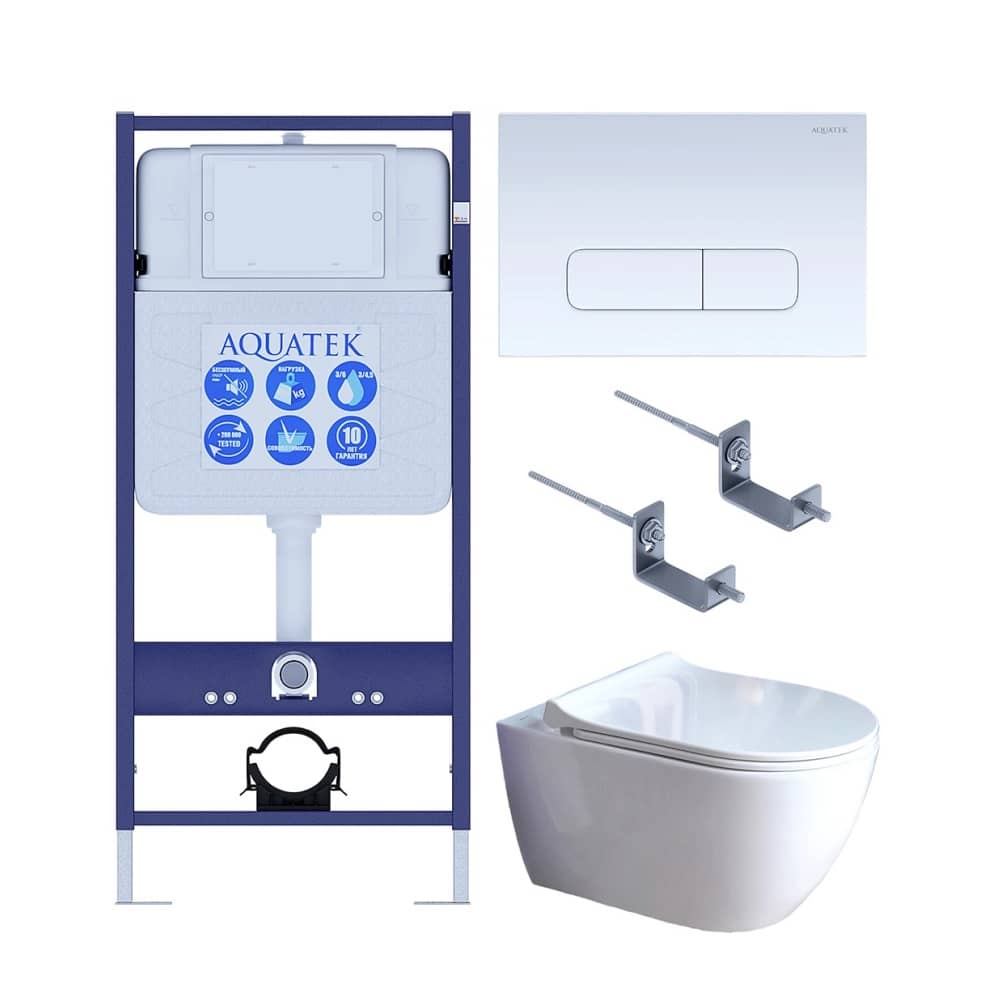 SET AQUATEK ПОЛАРИС-01-013: инсталляция INS-0000012 с белой клавишей KDI-0000013 и крепежом KKI-0000002 + унитаз ПОЛАРИС AQ0700-01 с тонким сиденьем soft-close SET AQUATEK ПОЛАРИС-01-013: инсталляция INS-0000012 с белой клавишей KDI-0000013 и крепежом KKI-0000002 + унитаз ПОЛАРИС AQ0700-01 с тонким сиденьем soft-close