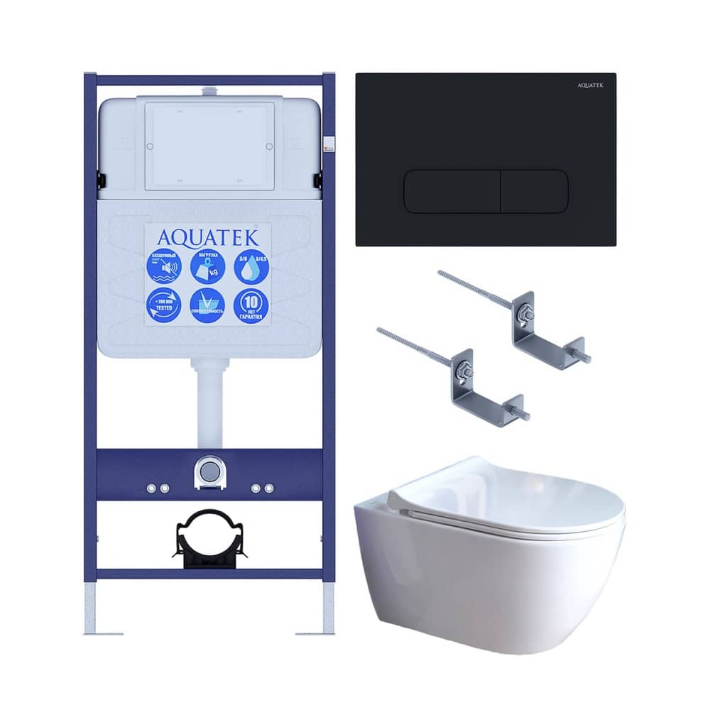 SET AQUATEK ПОЛАРИС-01-017: инсталляция INS-0000012 с черной клавишей KDI-0000017 и крепежом KKI-0000002 + унитаз ПОЛАРИС AQ0700-01 с тонким сиденьем soft-close SET AQUATEK ПОЛАРИС-01-017: инсталляция INS-0000012 с черной клавишей KDI-0000017 и крепежом KKI-0000002 + унитаз ПОЛАРИС AQ0700-01 с тонким сиденьем soft-close
