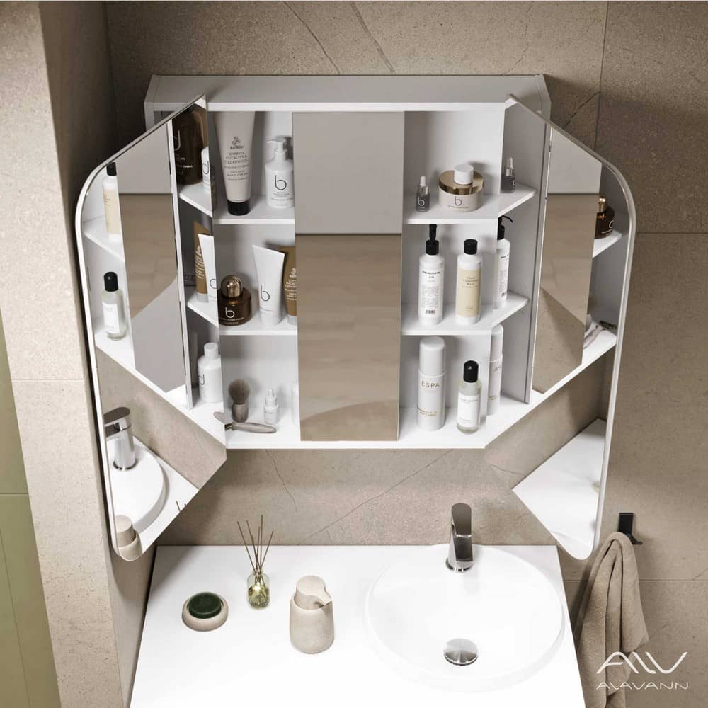 Зеркальный шкаф-трюмо Alavann Cosmetic 80 ALV0727001 с приближением Зеркальный шкаф-трюмо Alavann Cosmetic 80 ALV0727001 с приближением