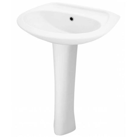 Умывальник Бриз-50 1WH110451 + пьедестал 1WH110595