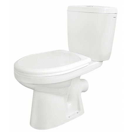 Унитаз-компакт Анимо прямой выпуск, 2 режим + крышка дюропласт микролифт 1WH302135