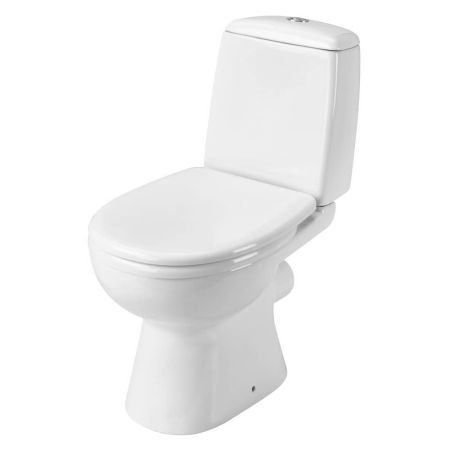 Унитаз-компакт Santek Цезарь 1WH301746 прямой выпуск 2 режим + крышка дюропласт микролифт