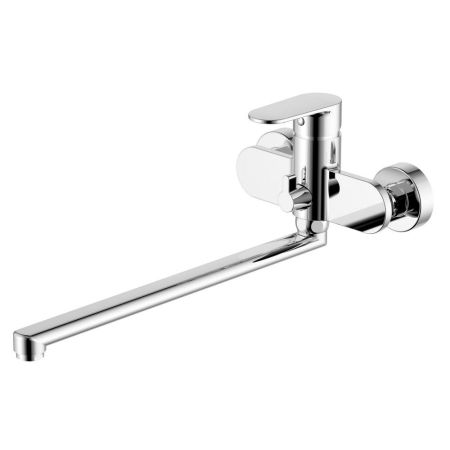 Смеситель для ванны Aquatek Ника AQ1842CR, длинный излив, хром