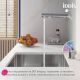 Смеситель для кухни IDDIS Umbra UMBSBPFi05 с выдвижным изливом и каналом для фильтра, хром