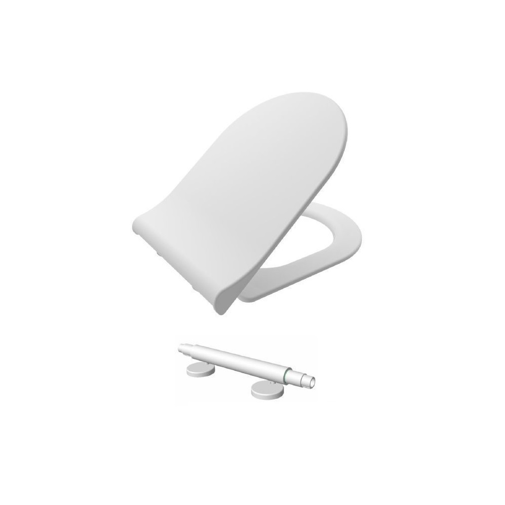 Унитаз подвесной безободковый Kale IDEA 2.0 310200100280 с тонким сиденьем микролифт 310200700032 РАСПРОДАЖА витринный экземпляр