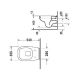 Унитаз подвесной Duravit D-CODE 25350900002 с крышкой микролифт 0067390000 РАСПРОДАЖА витринный экземпляр Унитаз подвесной Duravit D-CODE 25350900002 с крышкой микролифт 0067390000 РАСПРОДАЖА витринный экземпляр