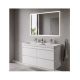 Тумба-умывальник Comforty Енисей-120 белый глянец c раковиной CF19595BX-120D