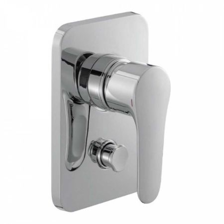 Смеситель JULY E98714-CP встраиваемый, 2 выхода (хром)