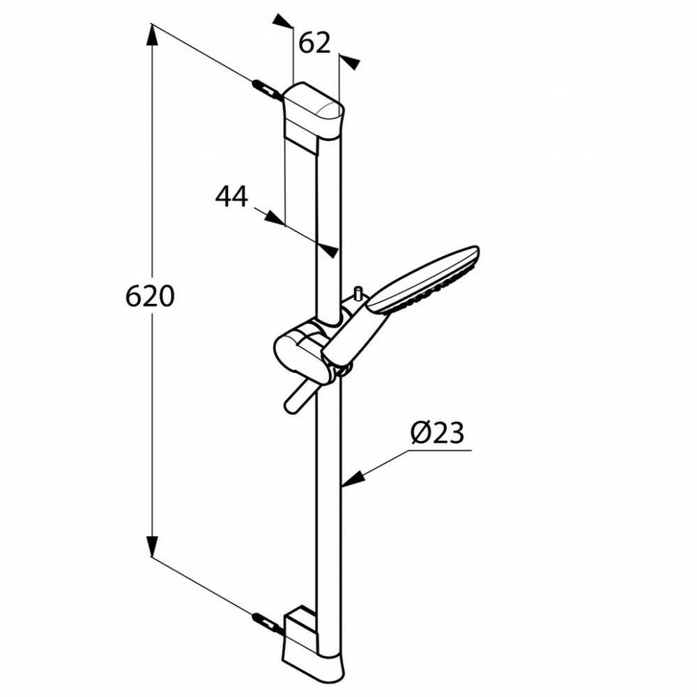 ДУШ. ГАРНИТУР KLUDI FRESHLINE 1S 6783005-00 600мм
