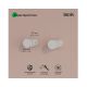 Комплект одинарных крючков IDDIS Petite PET2SW1i41 2 шт, белый матовый