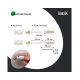 Комплект одинарных крючков IDDIS Petite PET2SW1i41 2 шт, белый матовый