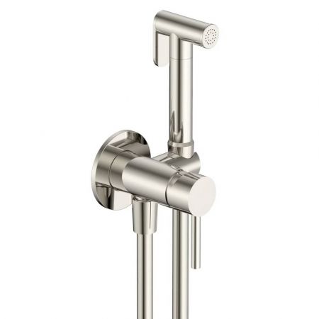 Комплект гигиенического душа (скрытый монтаж, лейка) AQUAme Siena AQM6217BN никель шлифованный Комплект гигиенического душа (скрытый монтаж, лейка) AQUAme Siena AQM6217BN никель шлифованный