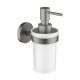 Дозатор для жидкого мыла Aquatek Европа AQ4105BGM, черный шлиф.хром Дозатор для жидкого мыла Aquatek Европа AQ4105BGM, черный шлиф.хром