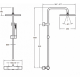 Душевая колонна BRIGITTE, термостат, верхний душ, 2 режима (хром) E32850-CP