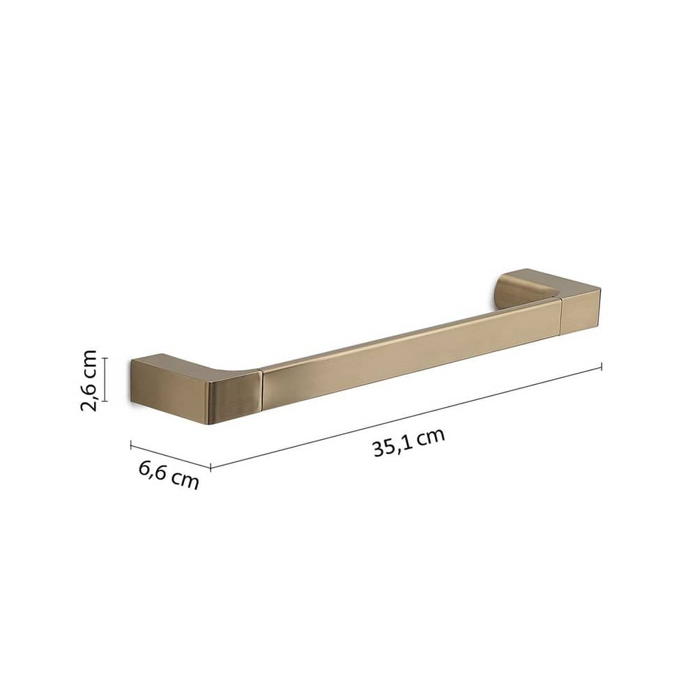 Полотенцедержатель 35 см Gedy Pirenei PI21/35(88) матовое золото