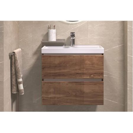 Подвесная тумба Velvex Mondi 600-0-2 (Madera Classica Slim) акация темная с раковиной Classica Slim 60 Подвесная тумба Velvex Mondi 600-0-2 (Madera Classica Slim) акация темная с раковиной Classica Slim 60