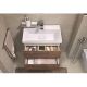 Подвесная тумба Velvex Mondi 600-0-2 (Madera Classica Slim) акация темная с раковиной Classica Slim 60