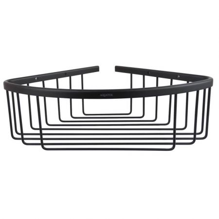 Полка угловая Aquatek Вега AQ4006MB, черный